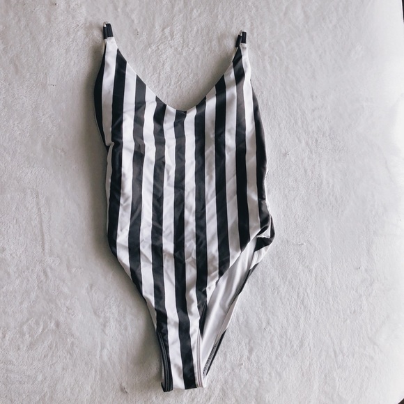 aerie Other - Striped Low back swim suit